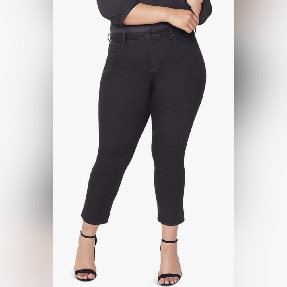 NYDJ Sheri Jeans Black Size 26 NEW